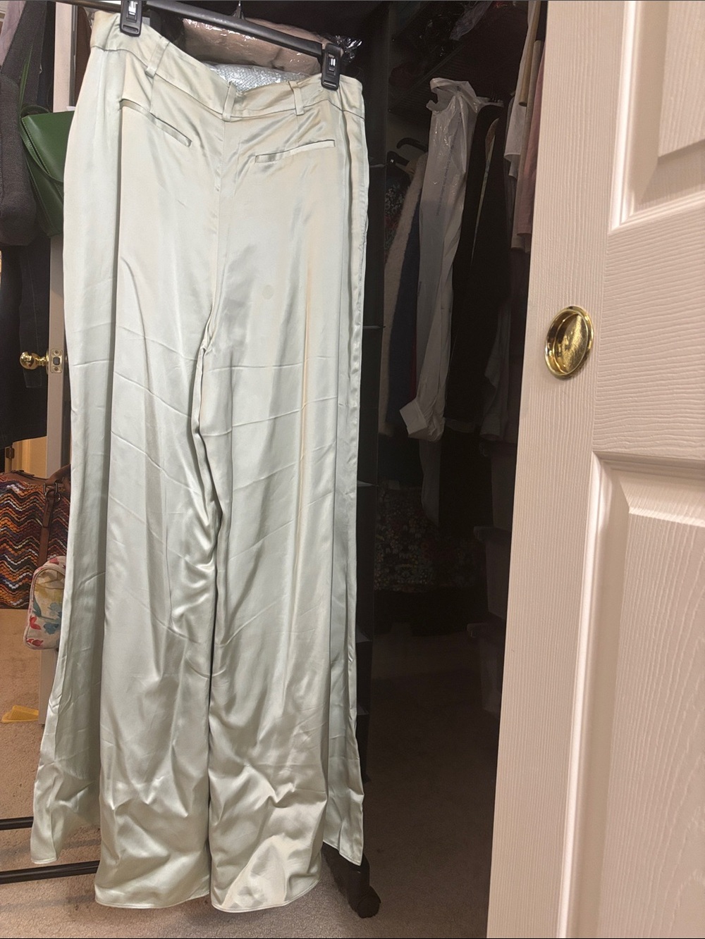 🍈TED BAKER 🍈Wide-Leg/Flare Trousers, desert sage, mint green, pistachio - Picture 5 of 15